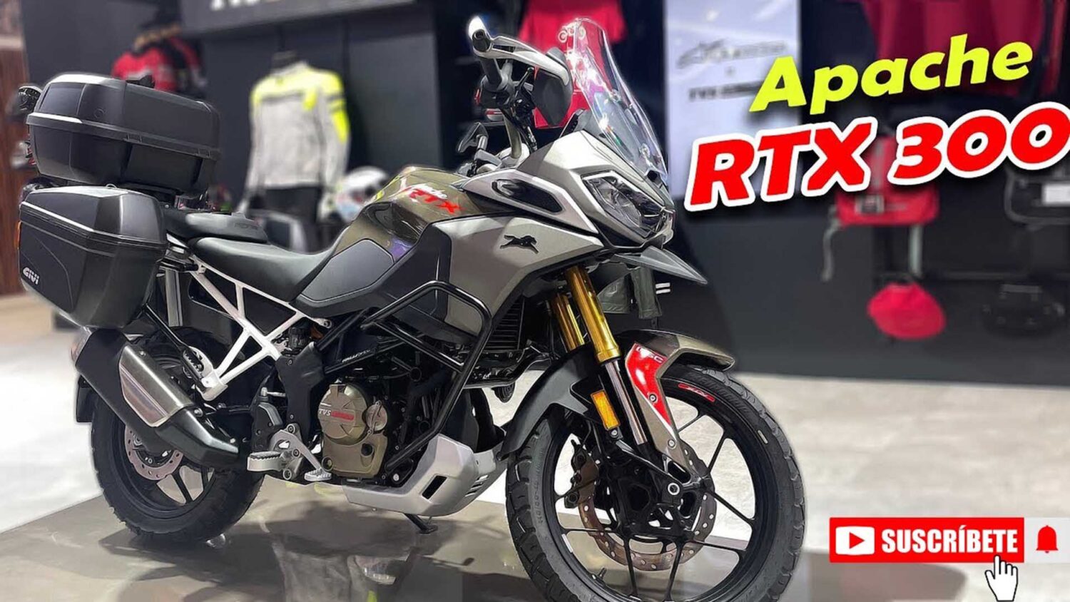 Tvs apache rtx 300 the adventure bike we've been waiting for hits the scene on october 15