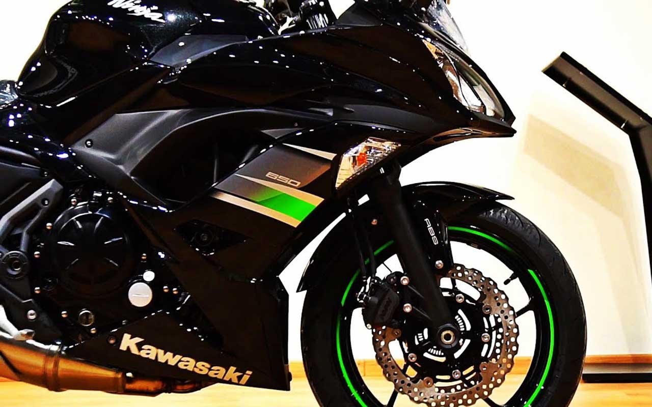 Kawasaki ninja 650 a popular motorcycle in india and the usa 2