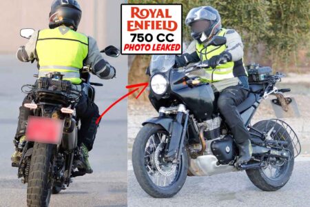 Royal enfield himalayan 750 spy shots leaked images