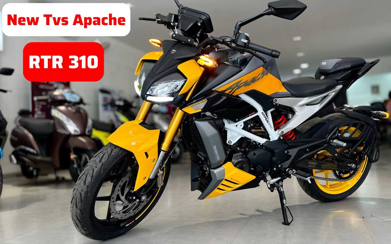 Tvs apache rtr 310 can be reach 0 to 60 in just 2. 81 seconds 2