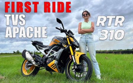 Tvs apache rtr 310 can be reach 0 to 60 in just 2. 81 seconds