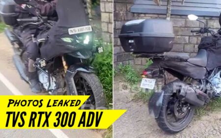 Tvs launches apache rtx 300 adventure bike spy shots (1)